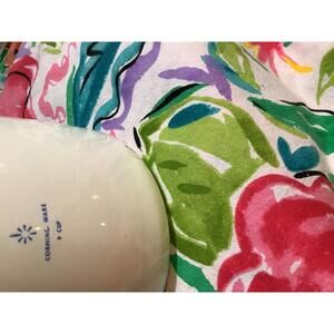 Vintage Corning Ware Coffee Percolator with Blue Floral Design